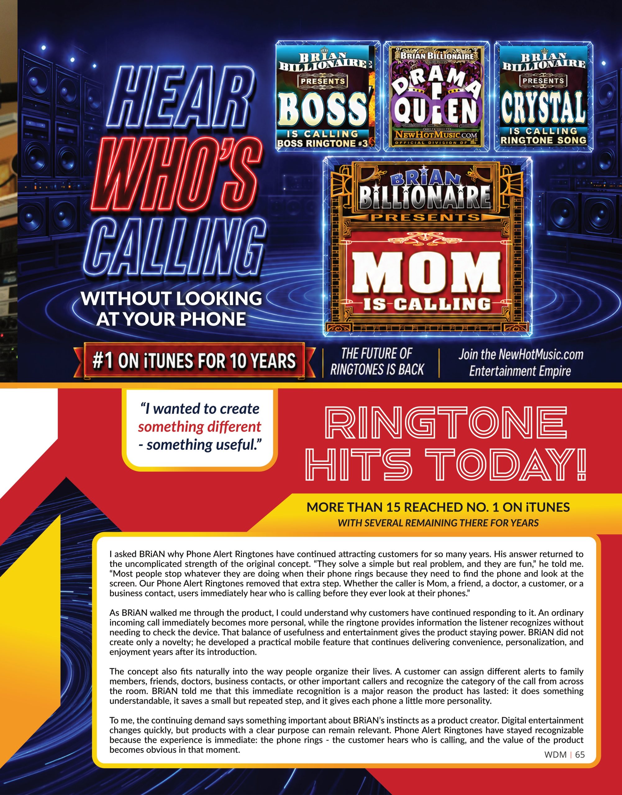 BRiAN BiLLiONAIRE and NewHotMusic.com feature, page 2 of 4