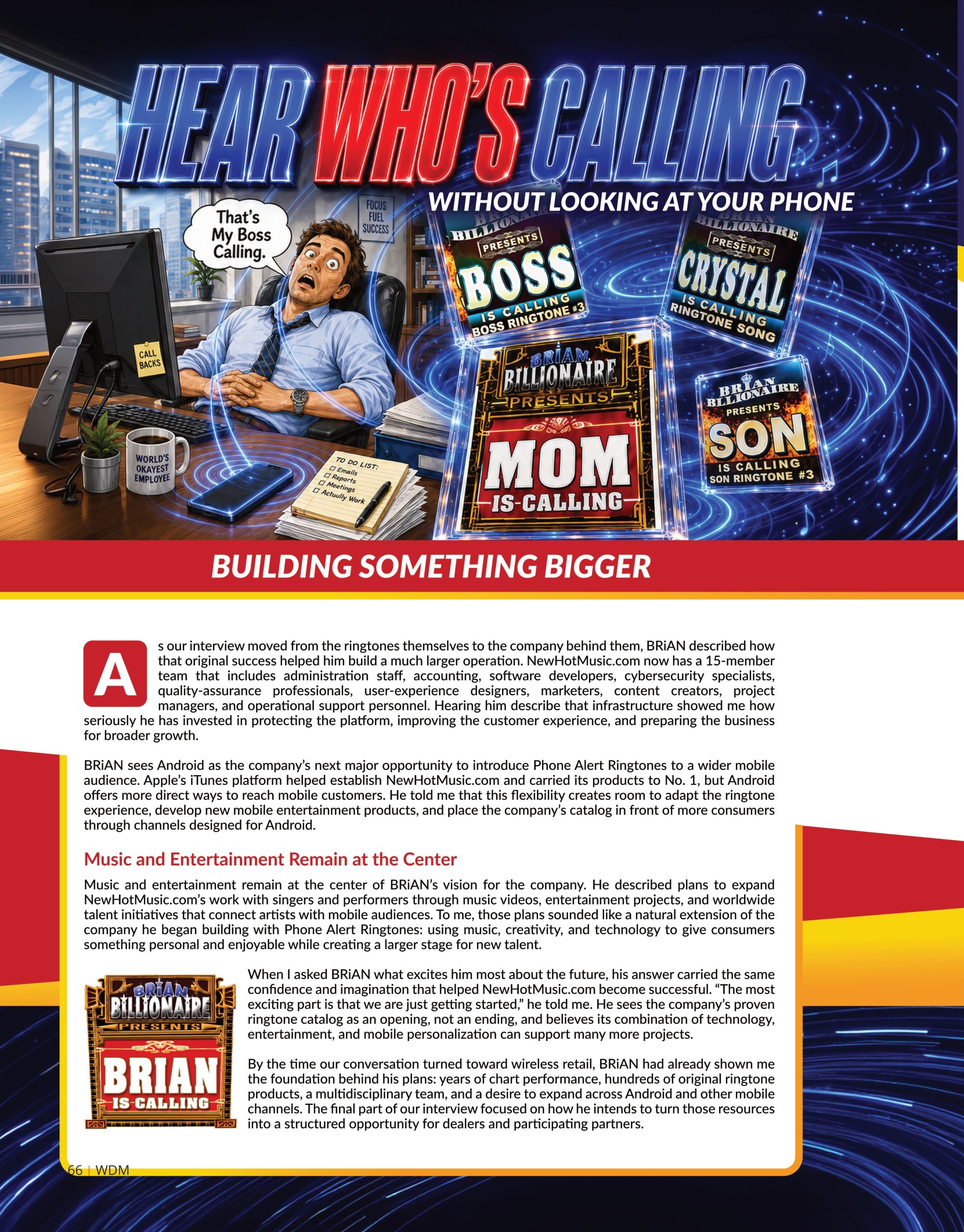 BRiAN BiLLiONAIRE and NewHotMusic.com feature, page 3 of 4