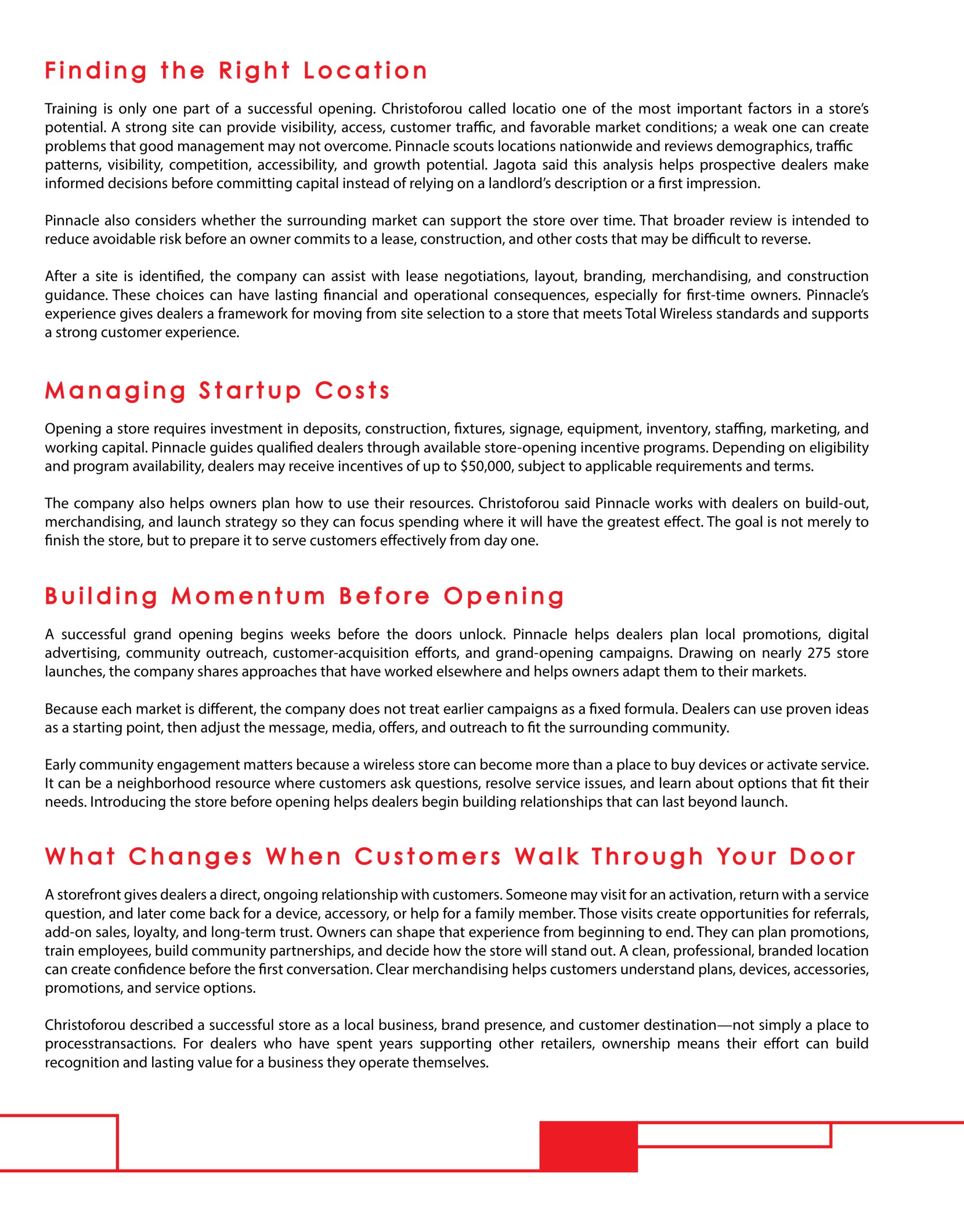 The Pinnacle Playbook: original magazine article, page 3 of 5