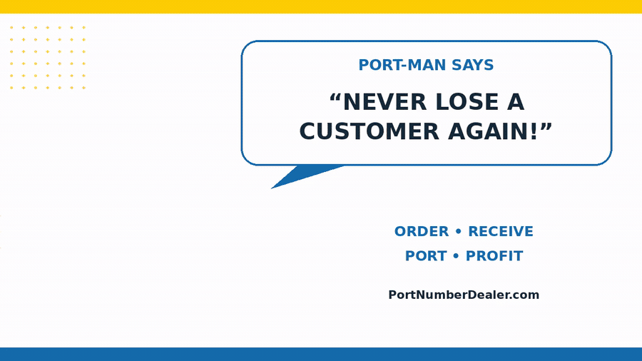 Port Number Dealer Gives Wireless Retailers A Smart Way To Save The Sale!